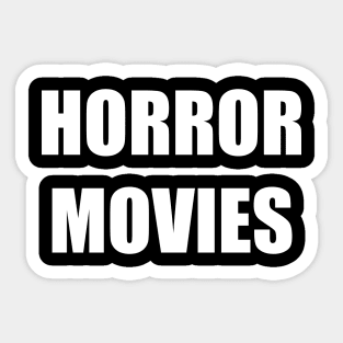 Horror Movies Sticker